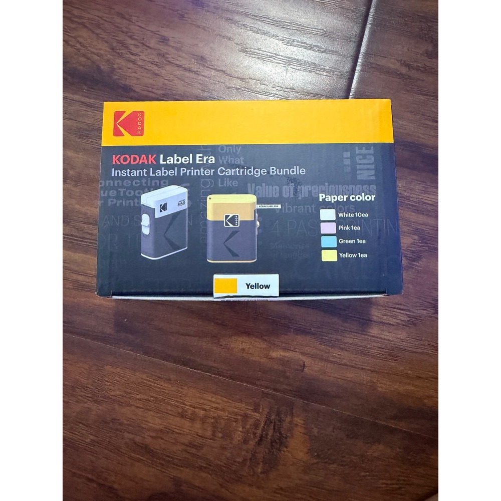 Kodak Label‎ Era M50 Printer Cartridge & Paper Bundle Multi Color New Open Box
